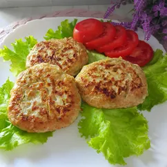 Котлеты из грудки и кабачка