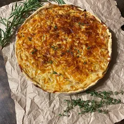 🇫🇷 Французский Киш Лорен (Quiche Lorraine). Луковый киш