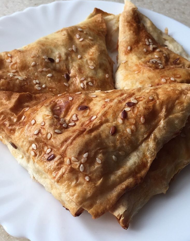 Самса из лаваша
