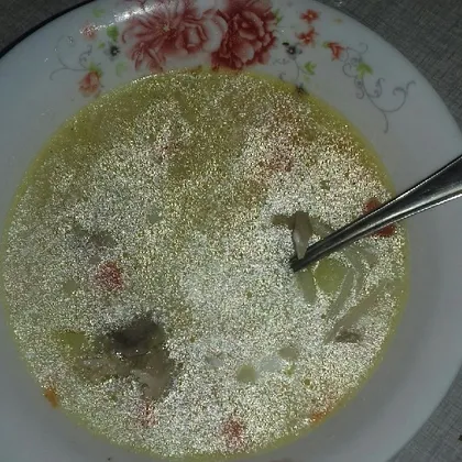 Суп -лапша, с перепелками