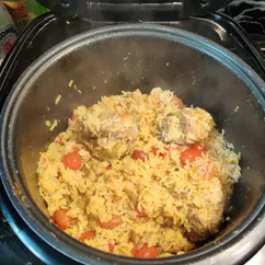 Плов из индюшачьего мяса