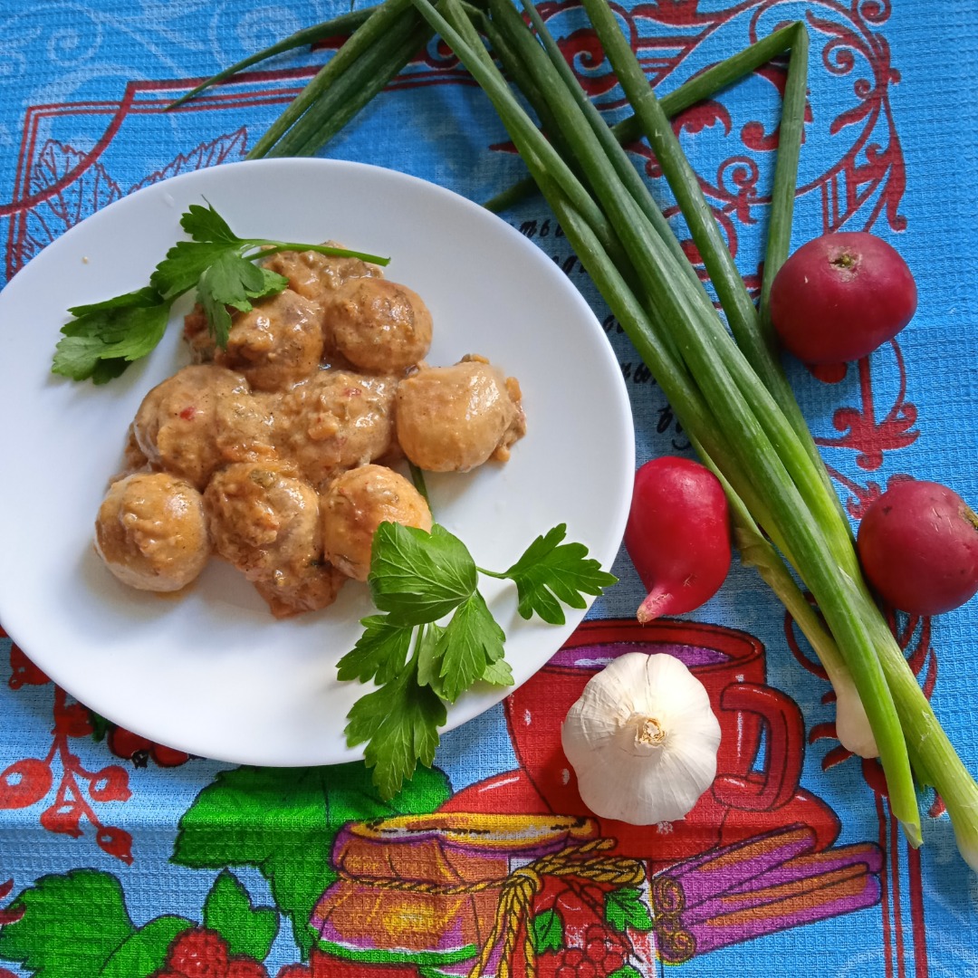 Белые грибы в сметанном соусе - пошаговый рецепт с фото