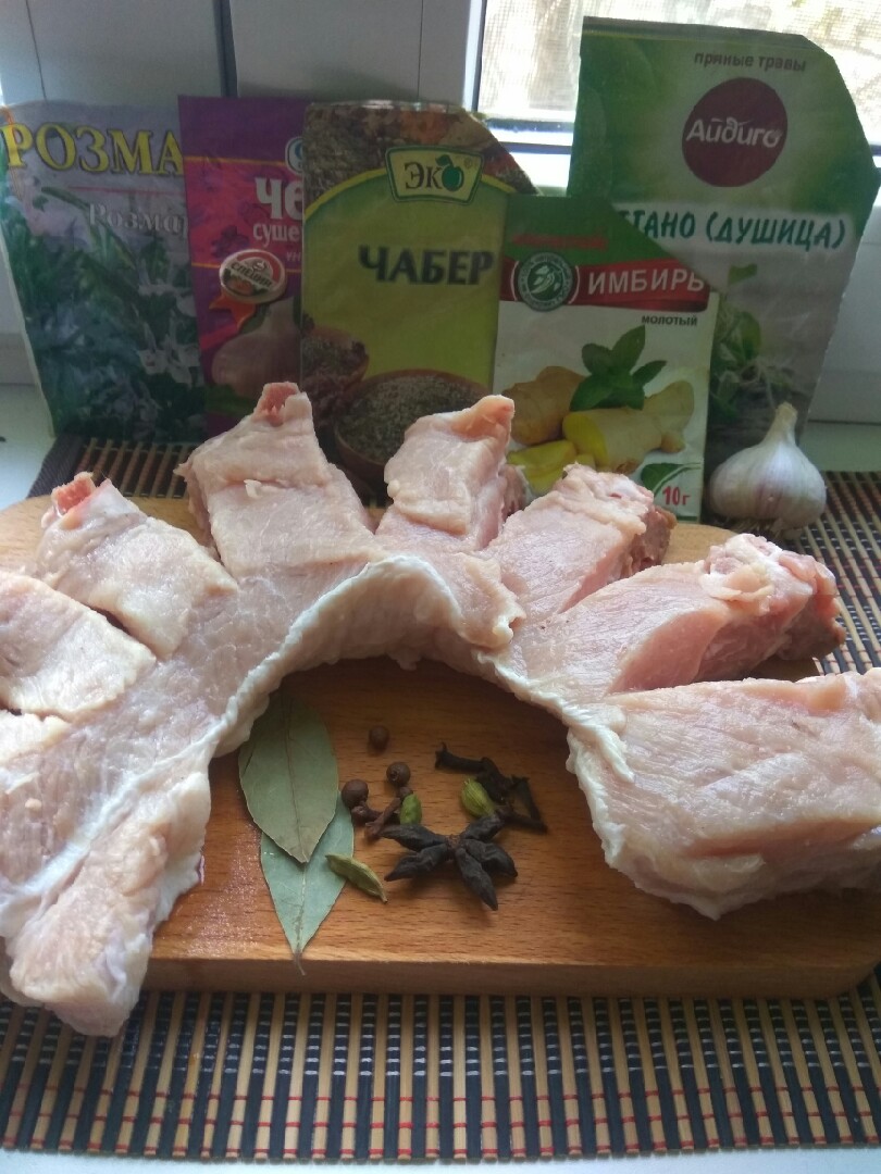 Ребрышки свиные в духовке