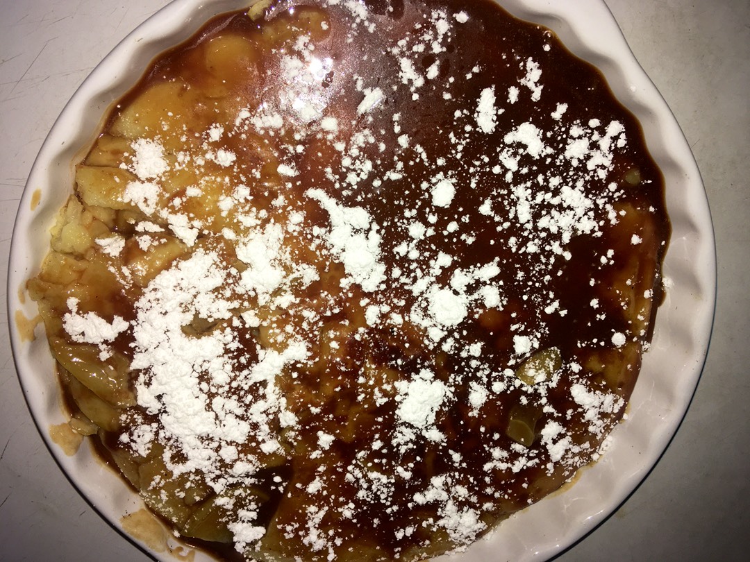 Яблочный пирог с карамелью рецепт с фото пошагово