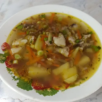 Суп русский (мясной с гречкой)
