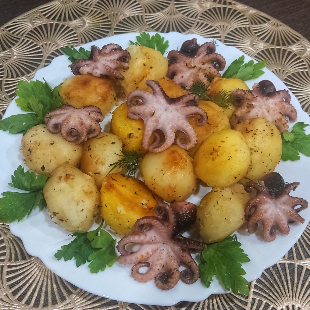 Осьминожки с картошкой
