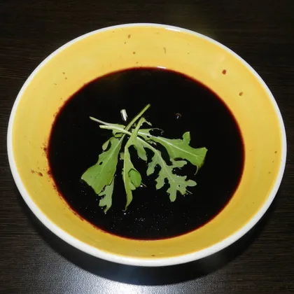 Фиолетовый суп - пюре