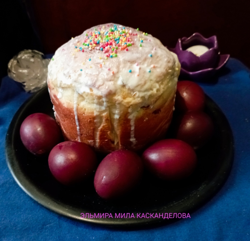 Кулич на сметане 