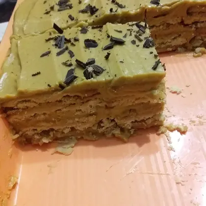 Быстрый тортик из печенья