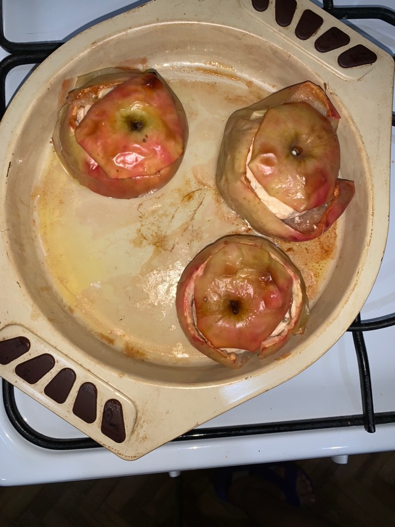 ​​🍏 Запечённые яблоки с творогом