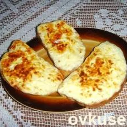 Бутерброд запеченный с брынзой - (печени филийки със сирене) - рецепт