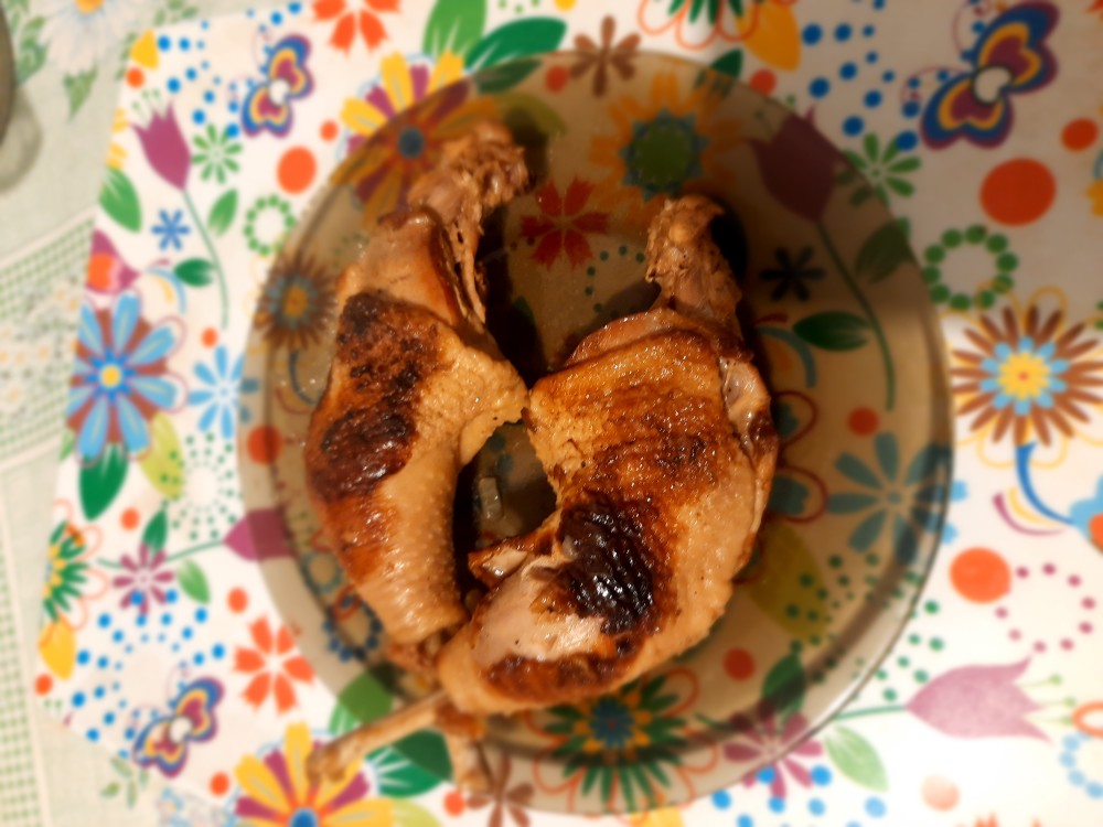Тушеная домашняя курица – пошаговый рецепт приготовления с фото
