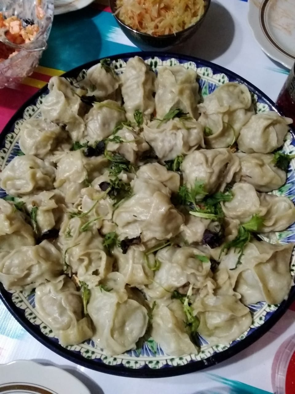 Манты с фаршем