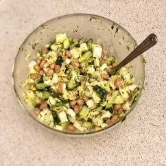 Салат с пекинской капустой и фасолью 🥬