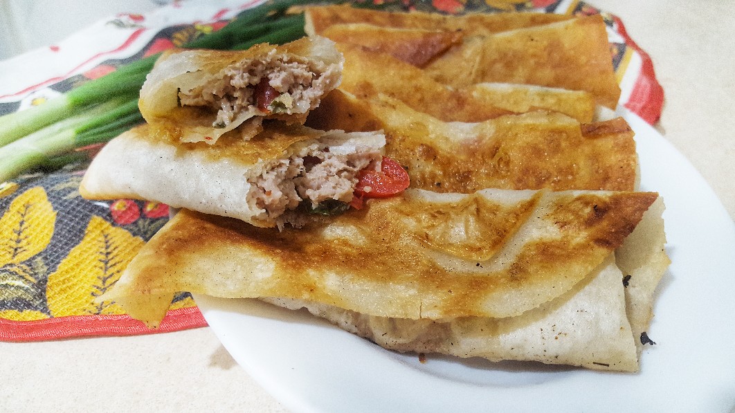 Конвертики с фаршем