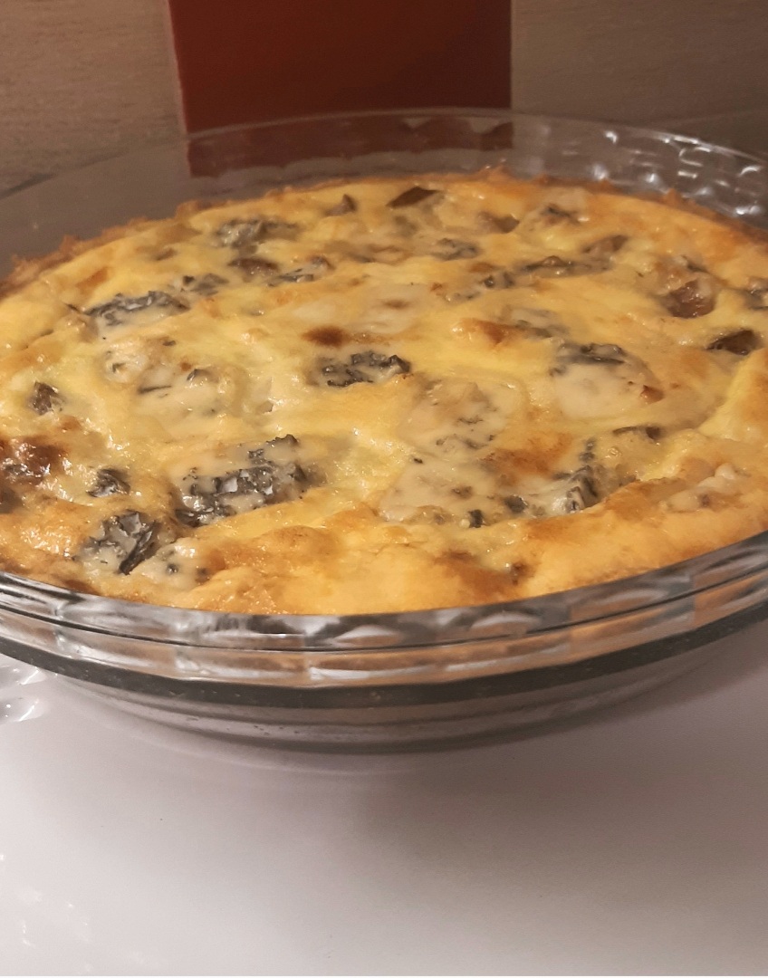 Киш с грушей и сыром дор блю