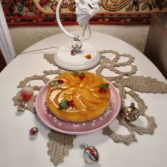 Персиковый торт