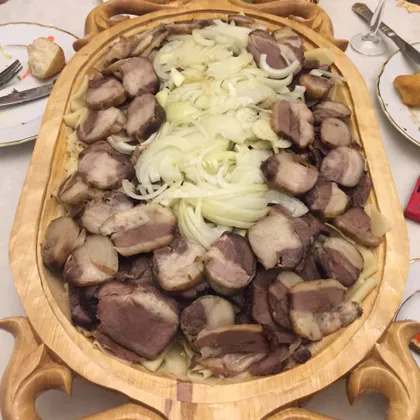 Бес бармак или мясо по казахски