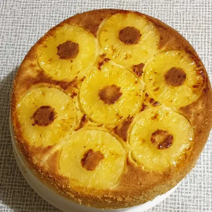 Пирог с ананасами 🍍 в мультиварке