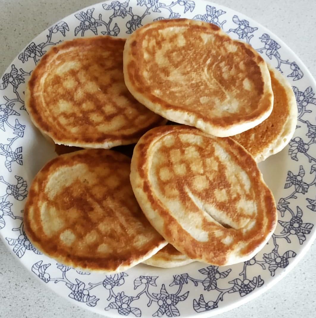 Оладьи из цельнозерновой муки на молоке