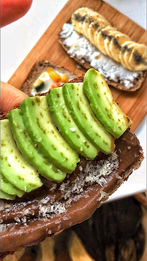 Паста авокадо и банан 🍫🥑🍌