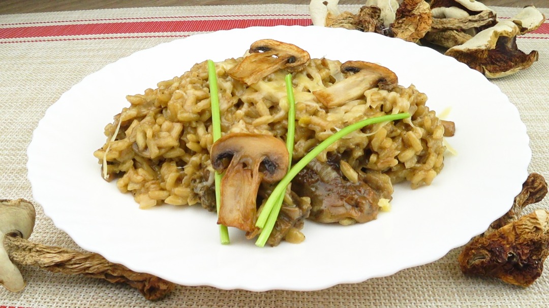 Ризотто с белыми грибами | Porcini мushroom risotto