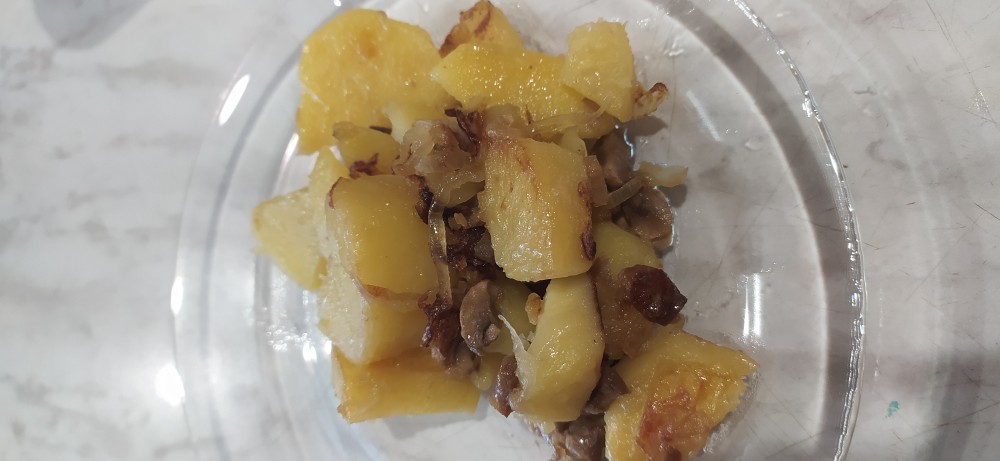 Картошка с шампиньонами