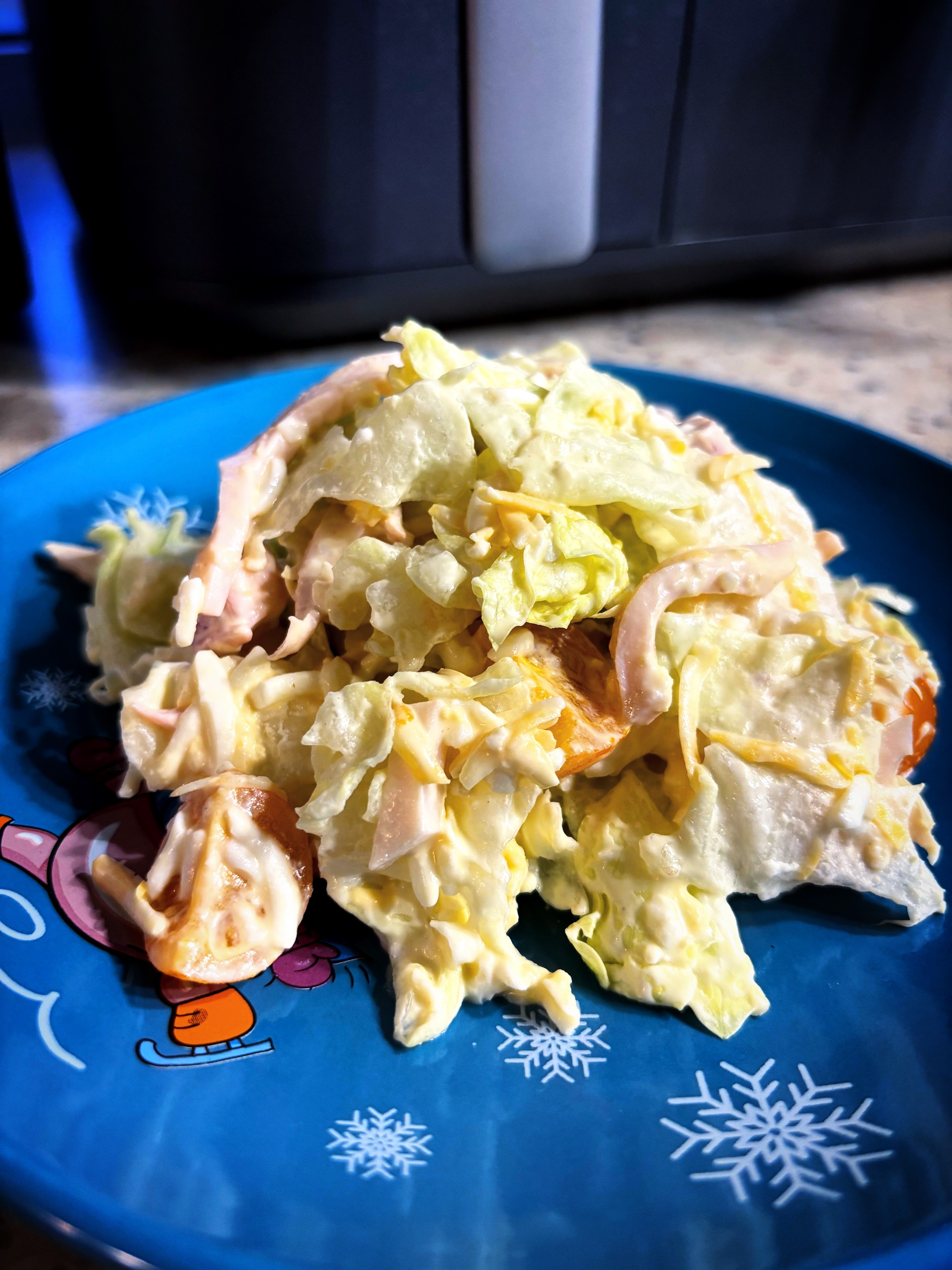 Салат с морским миксом