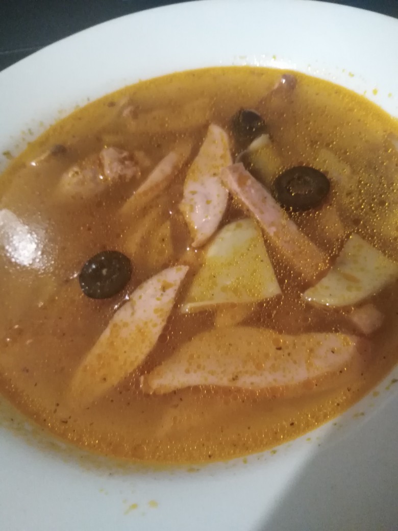 Солянка с грибами
