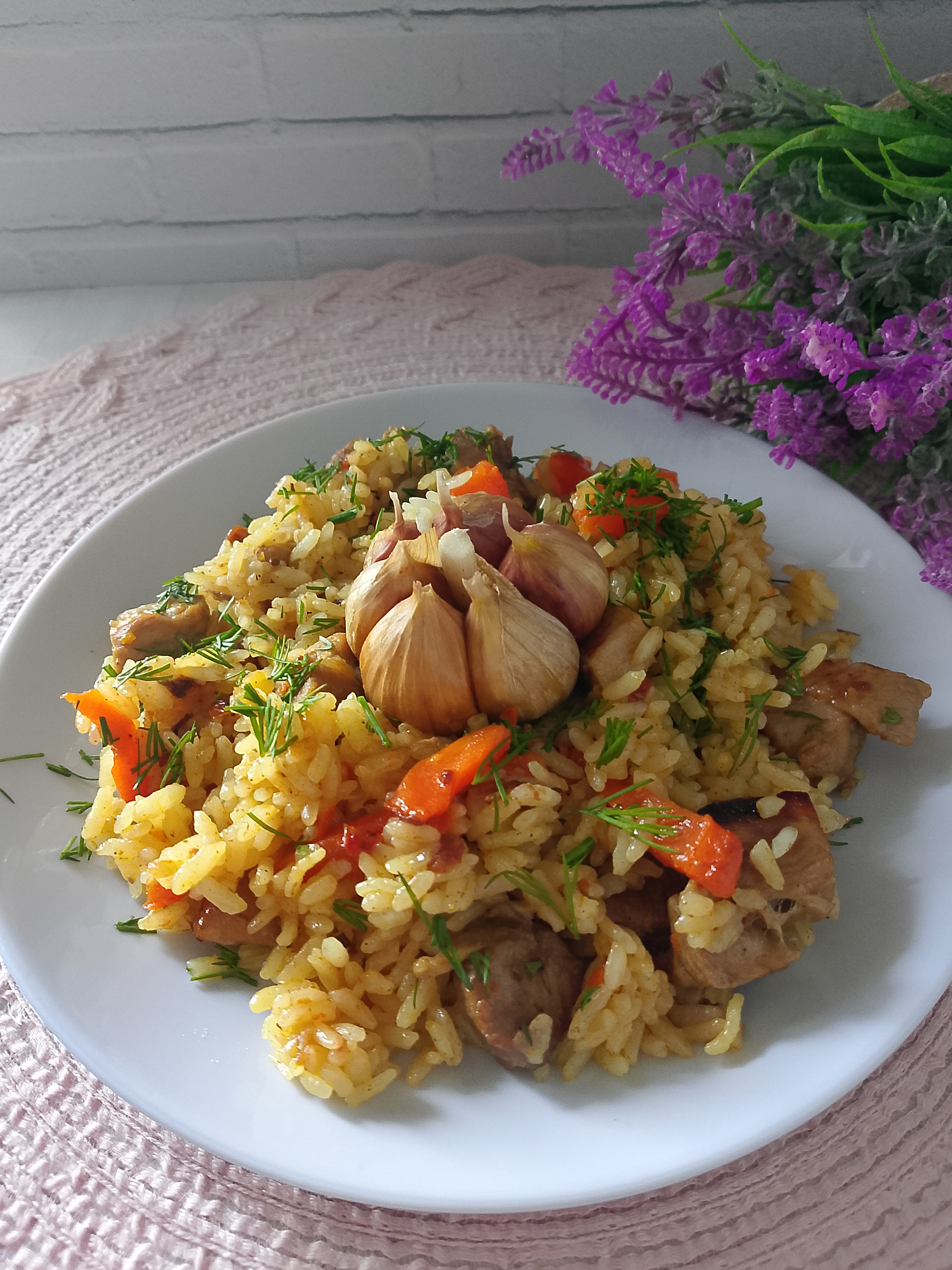 Плов с индейкой в мультиварке