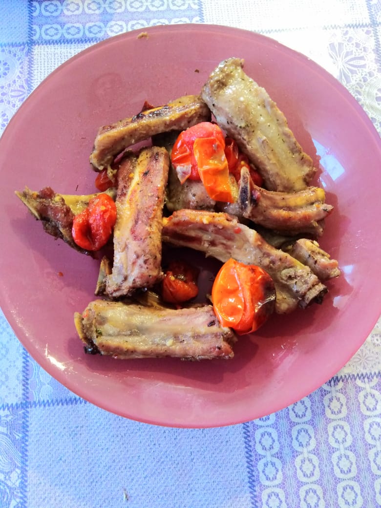 Свиные ребра с черри