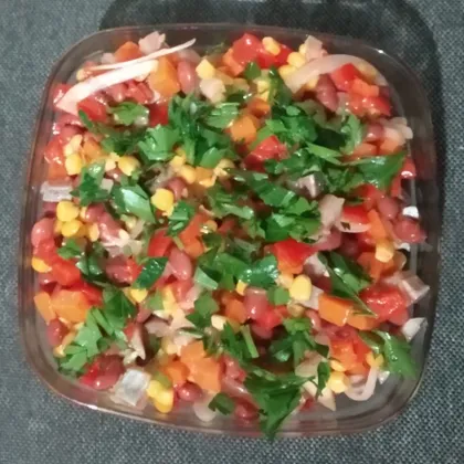 Салат из селёдки "по-мексикански"