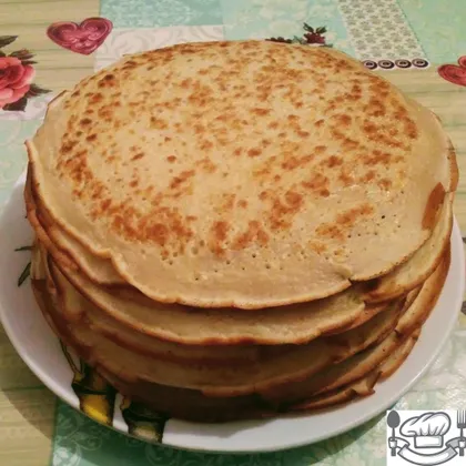 Пышные блинчики на кефире (гатыге) 🥞