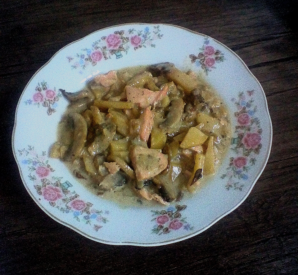 Сёмга с овощами (Прощай, диета😂)
