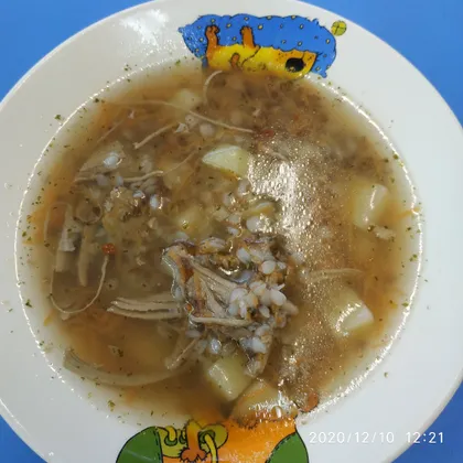Картофельный суп с гречкой