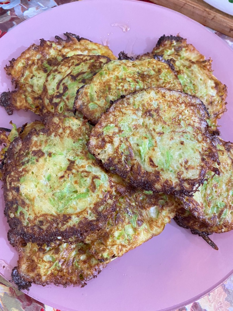 Кабачковые-картофельные оладьи