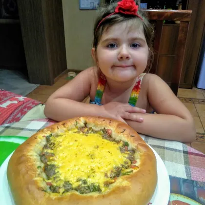 Пицца по-турецки от моего поварёнка 🥰