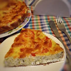 Кабачково-сырная запеканка