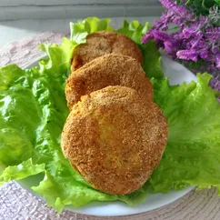 Котлеты из риса и тунца, запечённые в аэрогриле