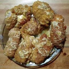 Куриная грудка с сыром и помидором