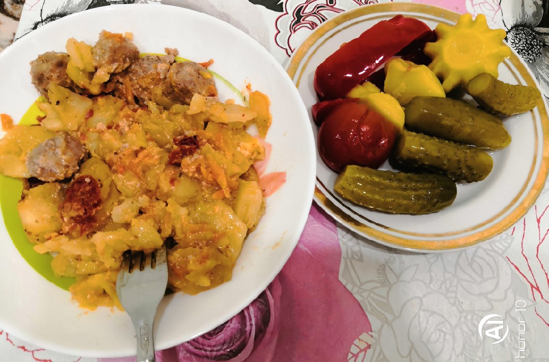 Фрикадельки с картошечкой в горшочках 😍🌺🌸😻🤩🤩😍😍