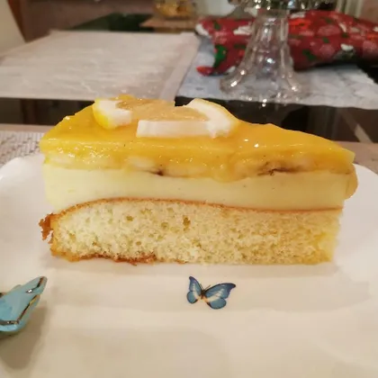 Торт-пудинг банановый (десерт)