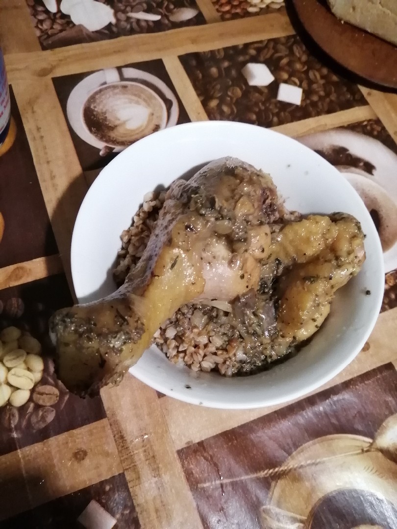 Курица с луковым соусом "Семейный обед"