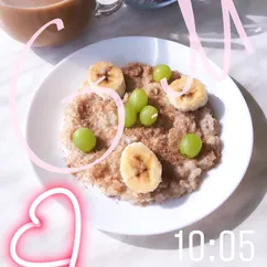 Овсяная каша с кокосовым молоком 🥥