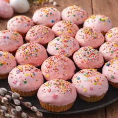 Творожные пасхальные кексы