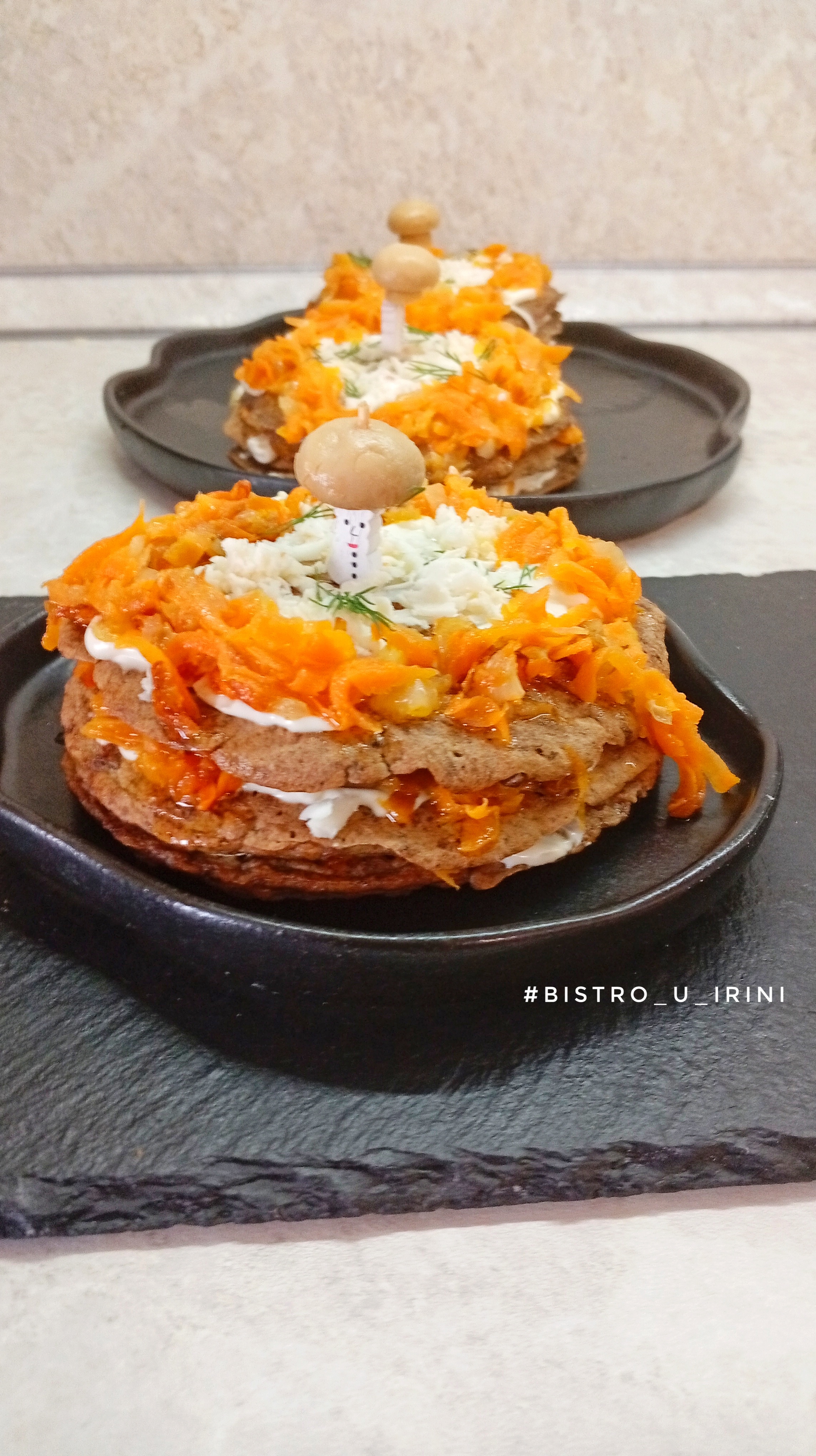 Печеночные мини-тортики