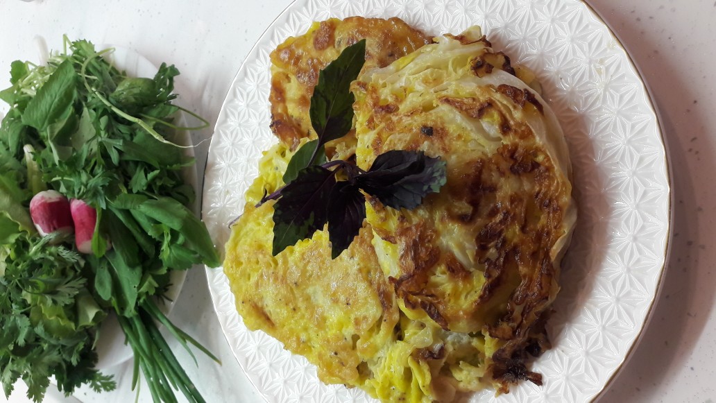 Шницель с молодой капусты #кулинарныймарафон