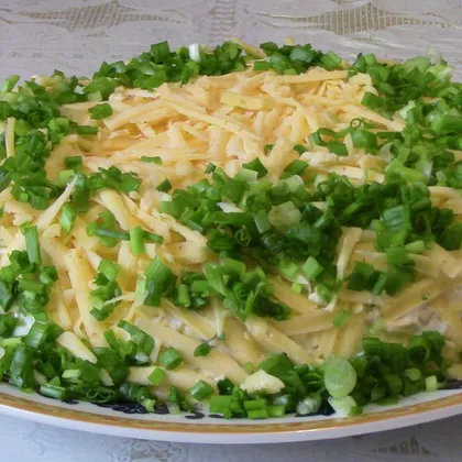 'Грибы под шубой' - сытный и ооочень вкусный салат