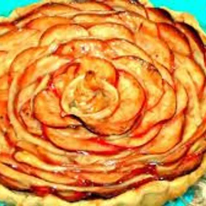 Яблочный пирог роза, нереально вкусный