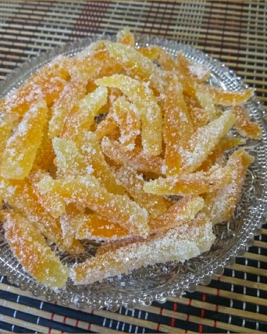Цукаты из апельсиновых корок